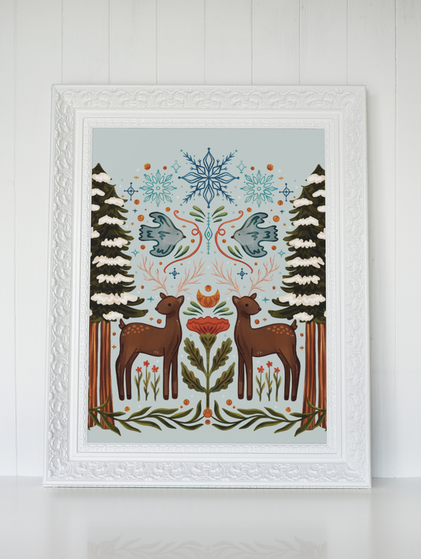Winter Deer