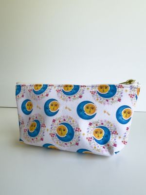 Floral Sun and Moon Accessory Pouch Floral Sun and Moon Accessory Pouch