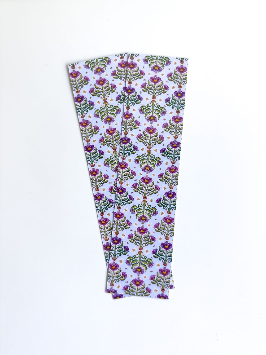 Fan Flower Patterned Bookmark Fan Flower Patterned Bookmark
