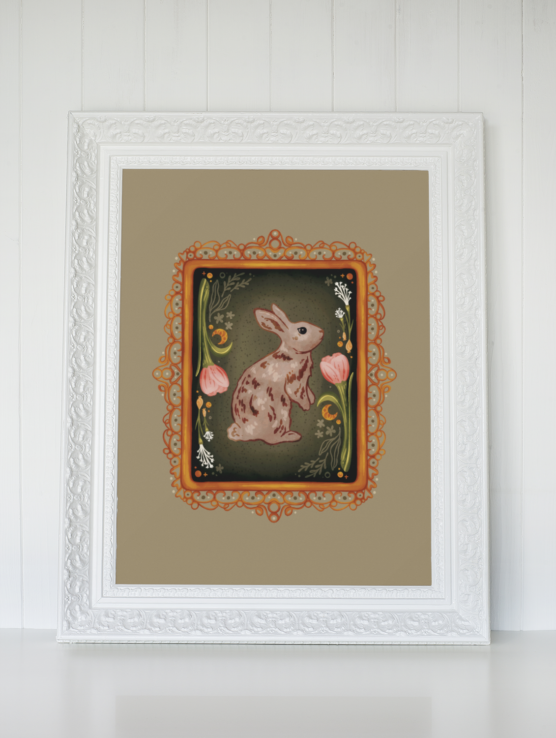 Earthy Bunny Print Earthy Bunny Print
