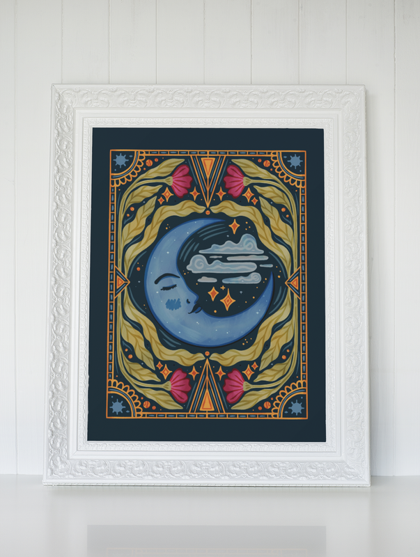 Moon Tarot Print
