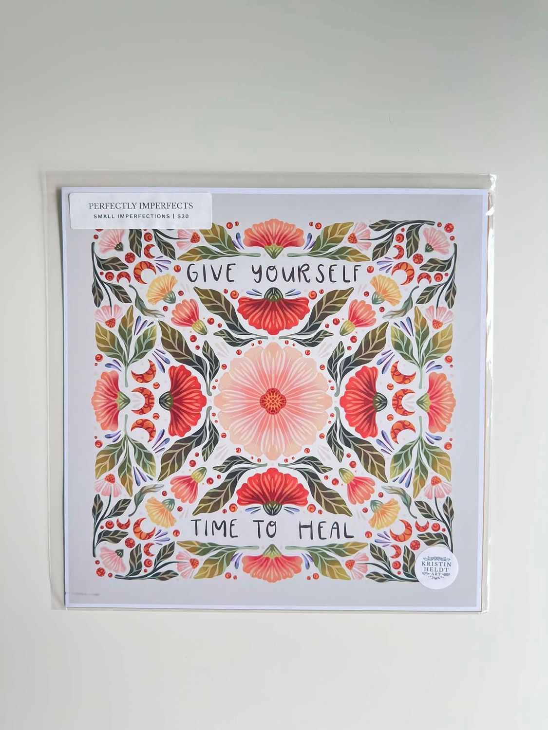 Give Yourself Time to Heal 12x12 | B Grade Give Yourself Time to Heal 12x12 | B Grade
