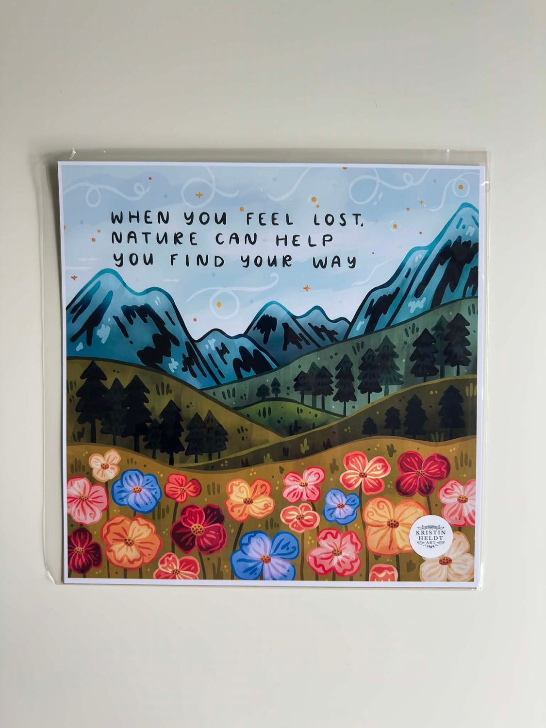 When You Feel Lost Print 12x12