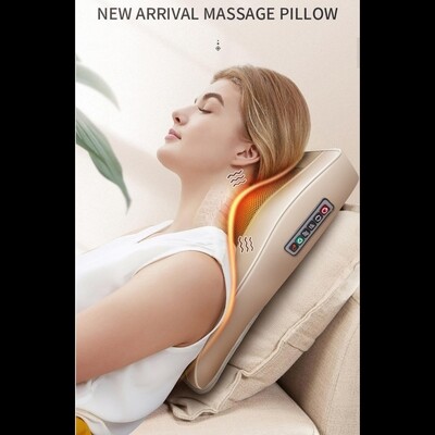 Wireless Gold Brown massage pillow