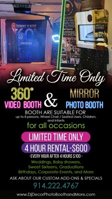 360 Video/ Photo Booth Rental