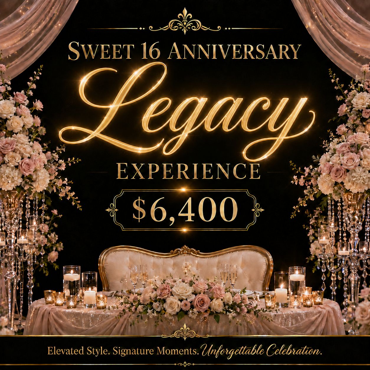 Sweet 16 Anniversary Legacy Experience