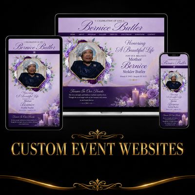 Custom Event Websites