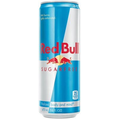 RED BULL ENERGY DRINK SUGAR FREE 8.4 OZ