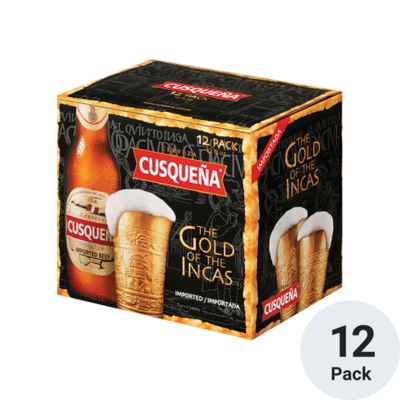 CUSQUENA CERVEZA 11.2 FL OZ - BOT 12 PACK