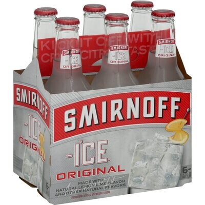 SMIRNOFF ICE 12 FL OZ - BOT 6 PACK