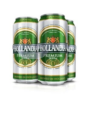 HOLLANDIA CERVEZA 14.9 FL OZ - CAN 4 PACK