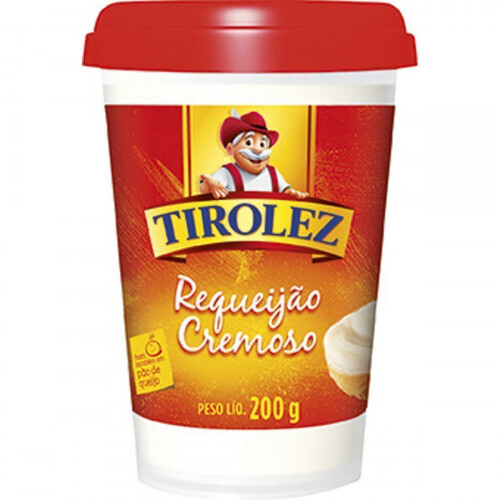 TIROLEZ REQUEIJAO CREMOSO PLASTICO RED 200 GR