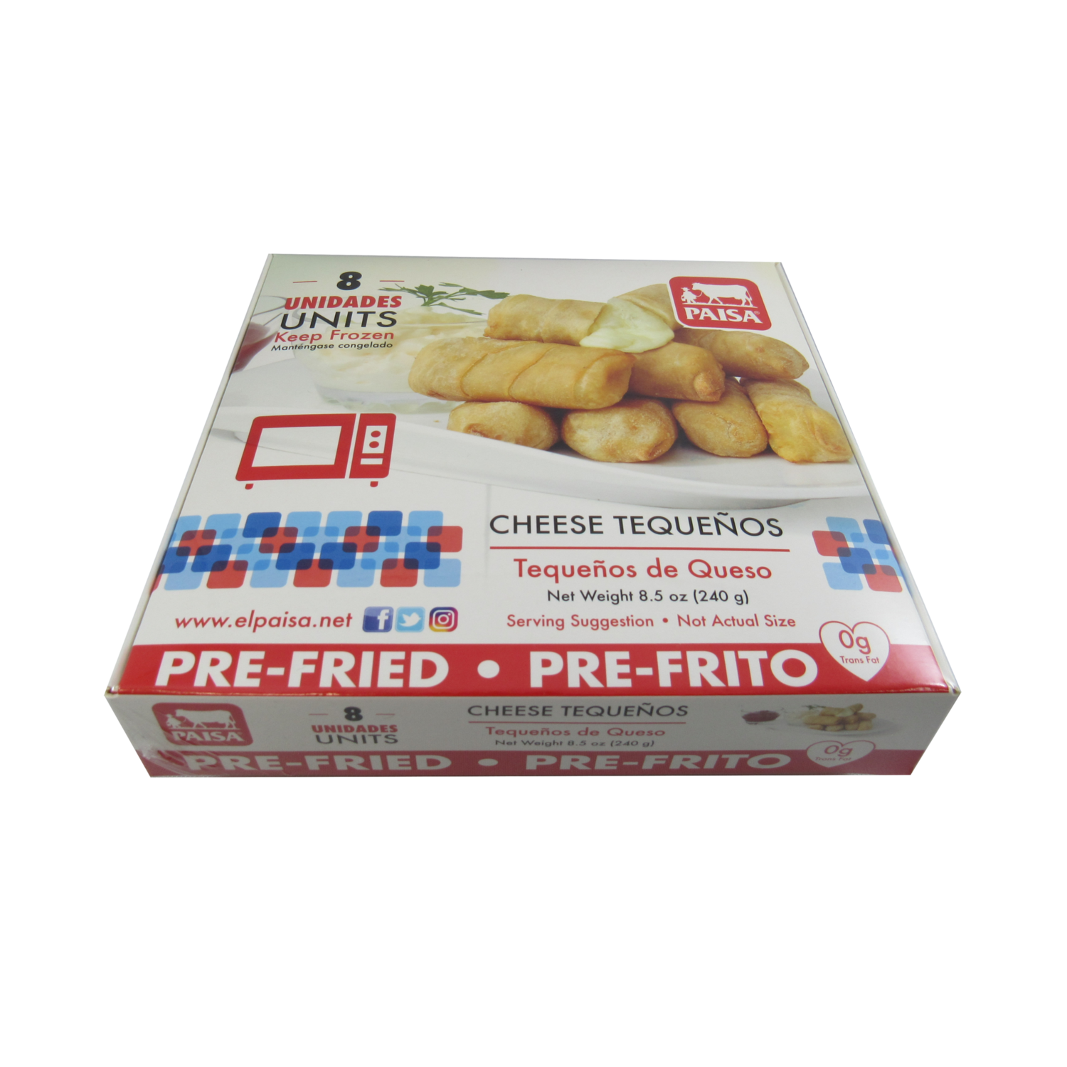 PAISA TEQUENOS PARA FREIR 8 PACK
