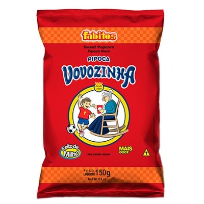 VOVOZINHA PIPOCAS DOCE DE MILHO 150 GR