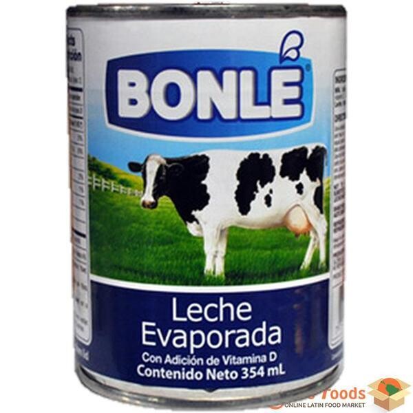 BONLE LECHE EVAPORADA - EVAPORATED MILK 12 OZ