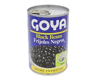 GOYA FRIJOLES NEGROS - BLACK BEANS 15.5 OZ