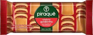 PIRAQUE BISCOITO ROLADINHO GOIABA 100 GR