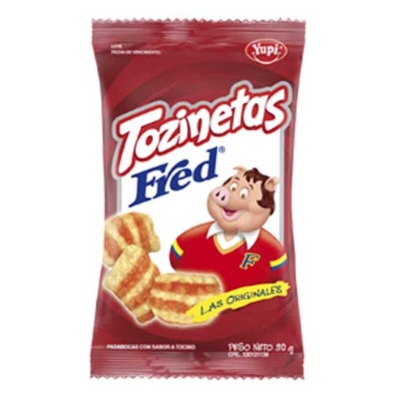 YUPI TOZINETAS FRED 25 G - 0.88 OZ (EA)
