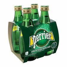 PERRIER SPARKLING AGUA MINERAL 11.15 OZ 4 PCK