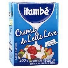 ITAMBE TETRA PACK CREME DE LEITE LEVE 200 ML