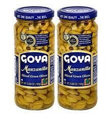 GOYA SLICED GREEN OLIVES 5.75 OZ