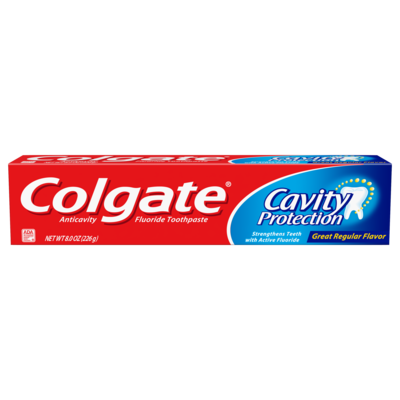 COLGATE CAVITY PROTECTION REG 8 OZ