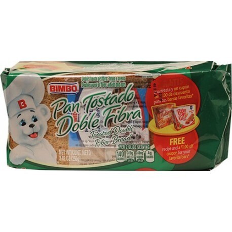 BIMBO PAN TOSTADO DBL FIBRA 8.82 OZ