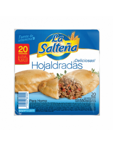 LA SALTENA TAPAS HOJALDRADAS HORNO 550 GR