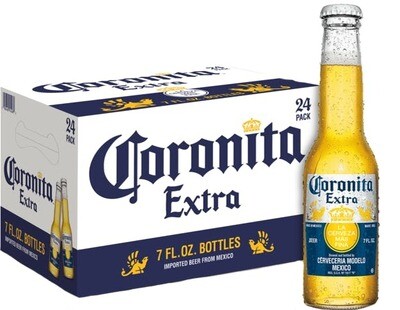 CORONITA CERVEZA 7 FL OZ LNGNCK- BOT 24 PACK