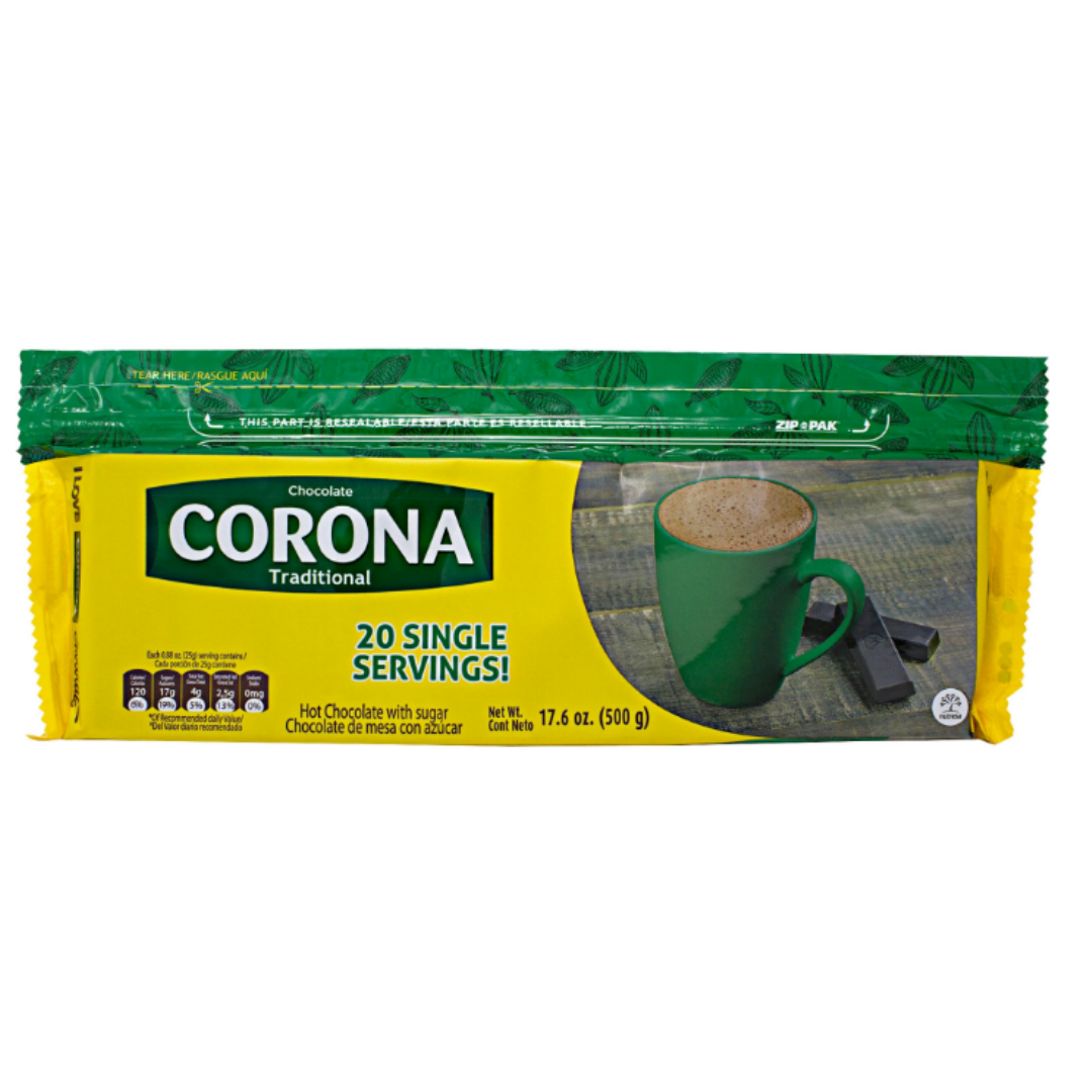 CORONA CHOCOLATE TRAD RESELLAB 500 G-17.6 OZ