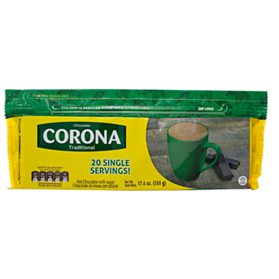 CORONA CHOCOLATE TRAD RESELLAB 500 G-17.6 OZ