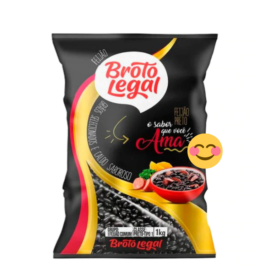 BROTO LEGAL FEIJAO PRETO 1 KG