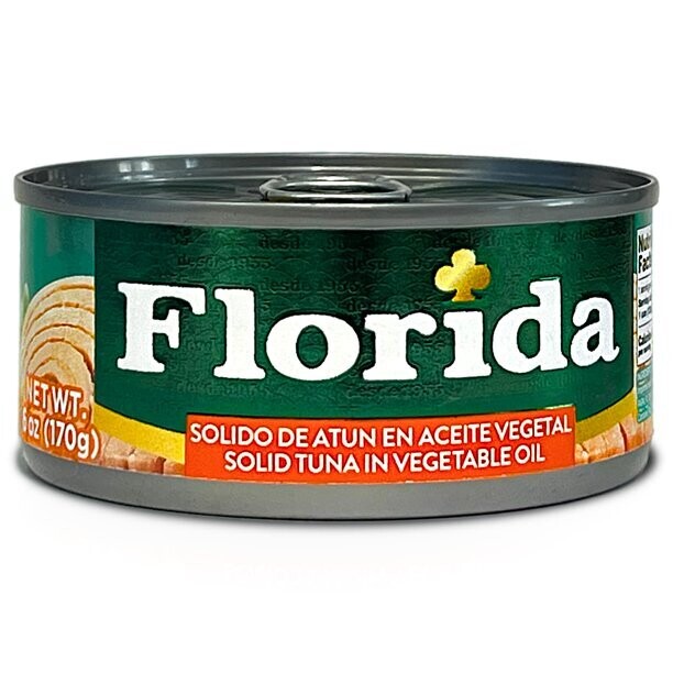 FLORIDA ATUN EN ACEITE VEG - TUNA IN OIL 6 OZ
