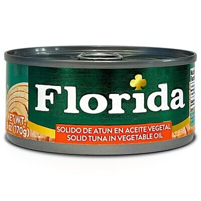 FLORIDA ATUN EN ACEITE VEG - TUNA IN OIL 6 OZ