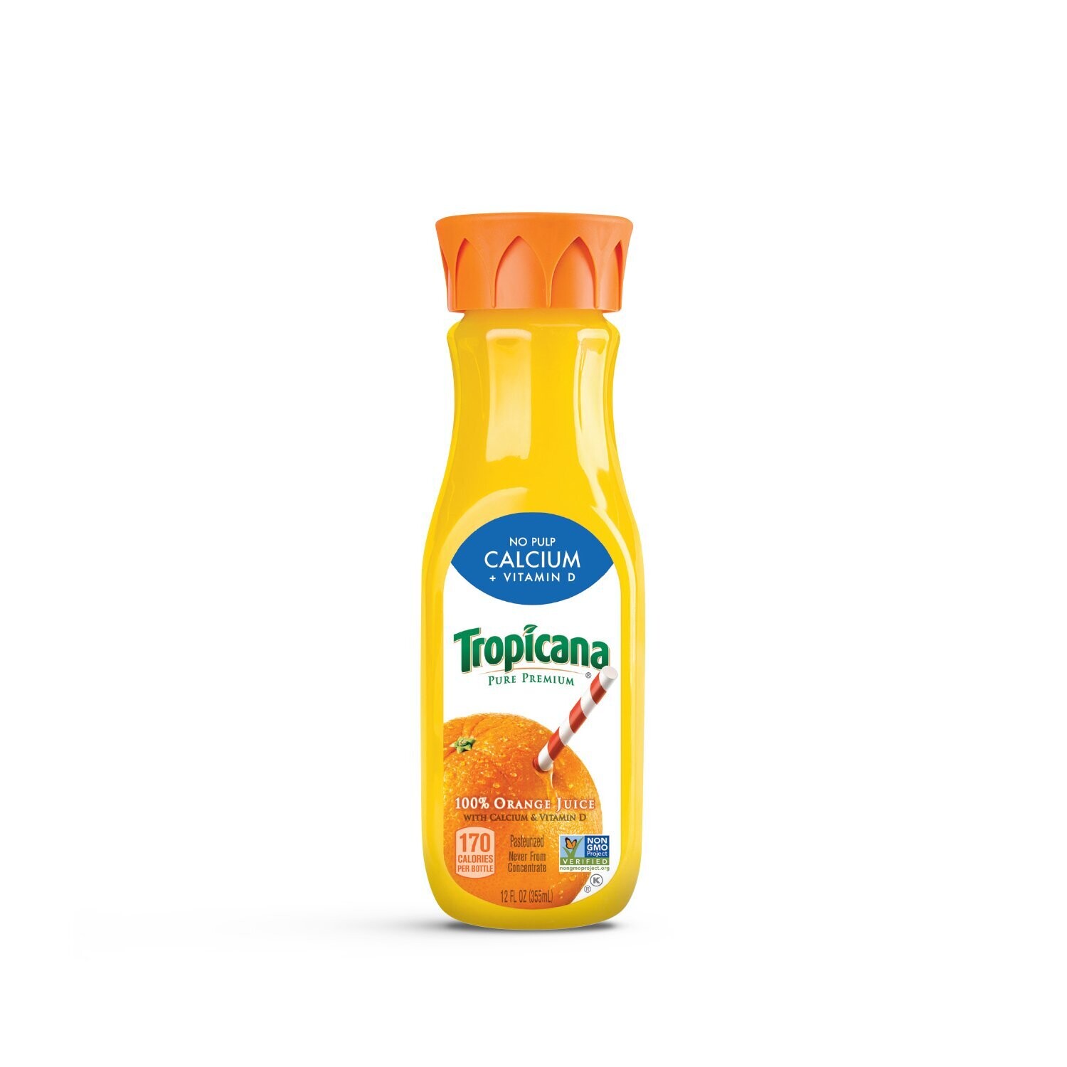 TROPICANA ORANGE CALCIUM + VITAMINA D 12 OZ