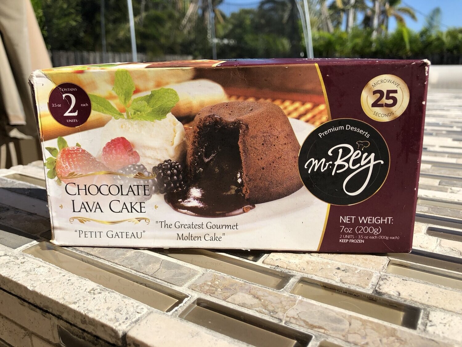 MR BEY CHOCOLATE LAVA CAKE 7 OZ 2 PACK