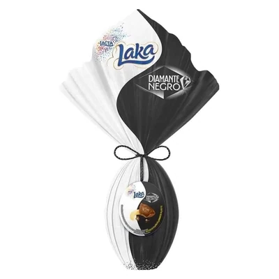 LACTA OVO LAKA CHOC BRANCO/DIAMAN NEGRO 494 G