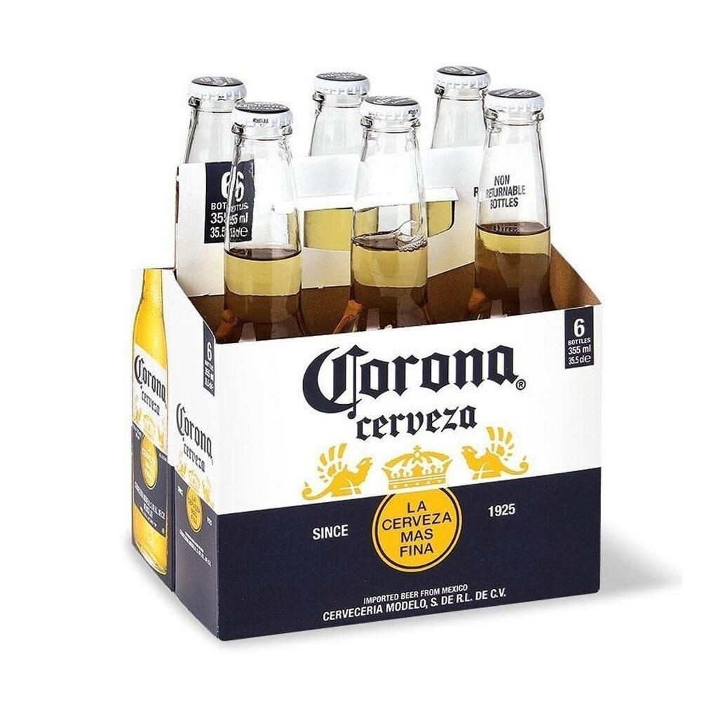 CORONA EXTRA CERVEZA 12 FL OZ - BOT 6 PACK