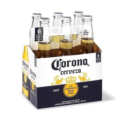 CORONA EXTRA CERVEZA 12 FL OZ - BOT 6 PACK