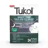 TUKOL SOFGEL NIGHTTIME CAP 24 CT