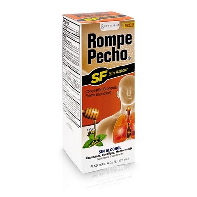 ROMPE PECHO DIABETICOS NO SUGAR 6 OZ