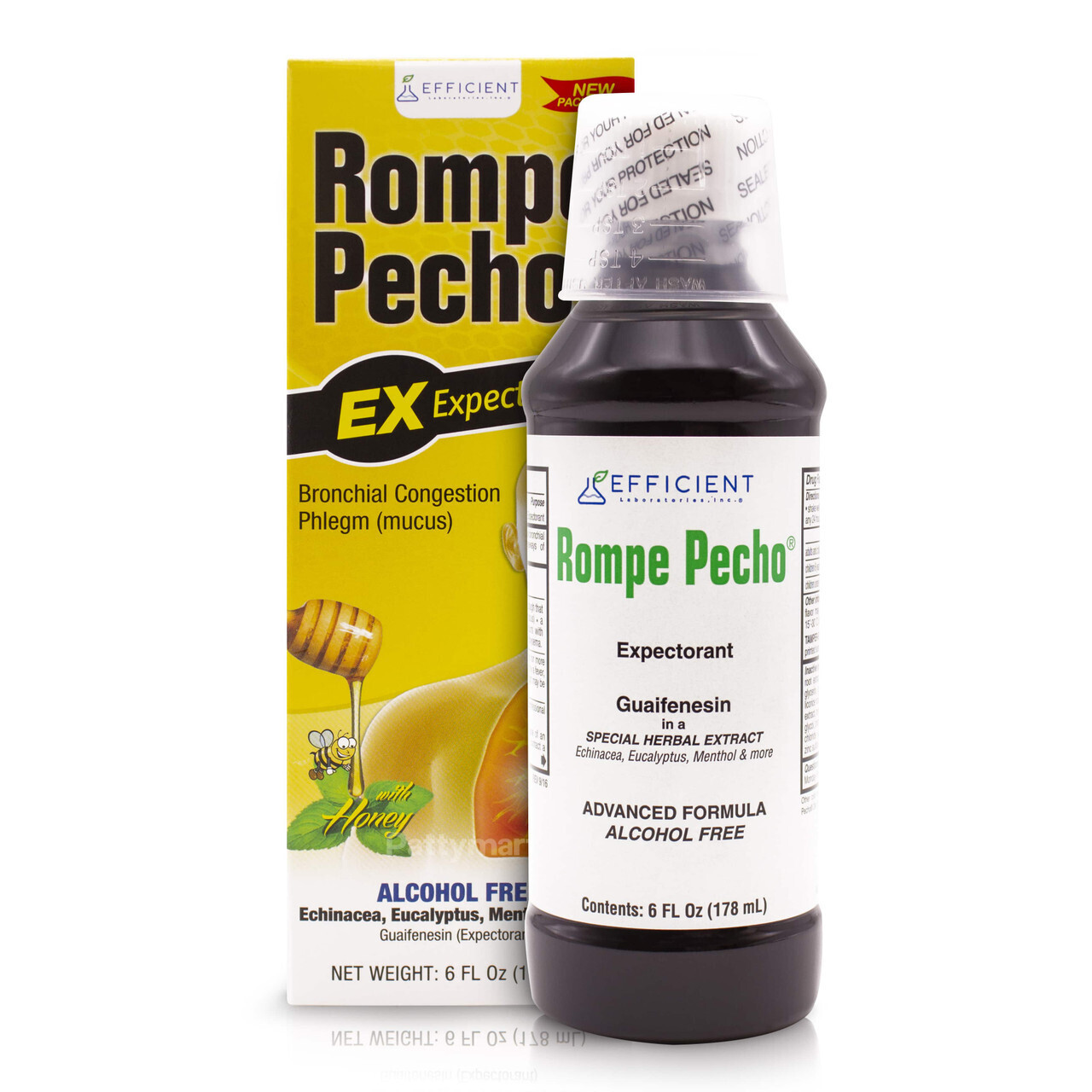 ROMPE PECHO YELLOW JARABE EXPECTORANTE 6 OZ