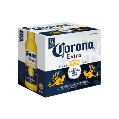 CORONA EXTRA CERVEZA 12 FL OZ - BOT 12 PACK