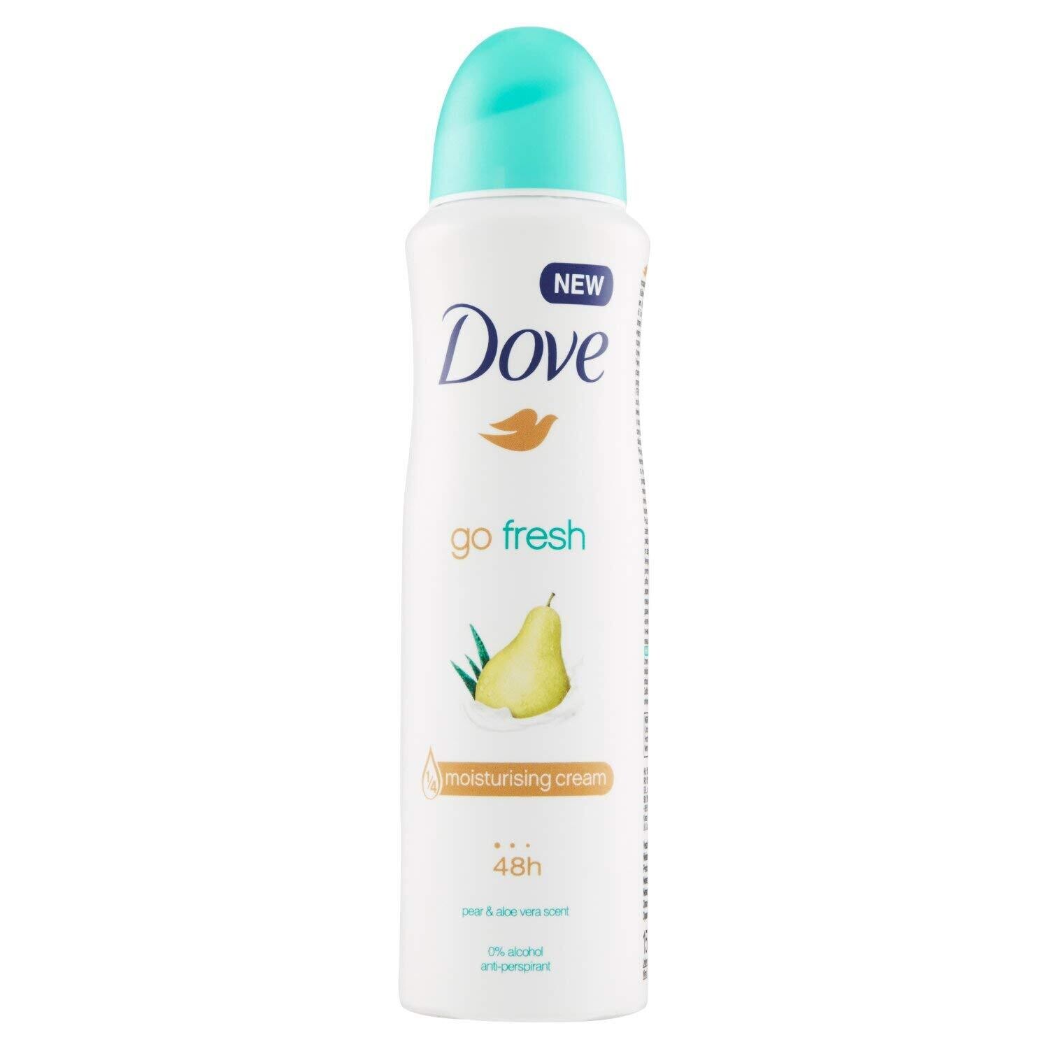 DOVE DEO SPRAY PEAR &amp; ALOE 150 ML