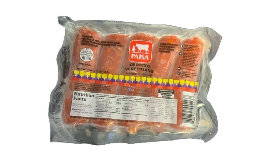 PAISA CHORIZO VENEZOLANO 16 OZ
