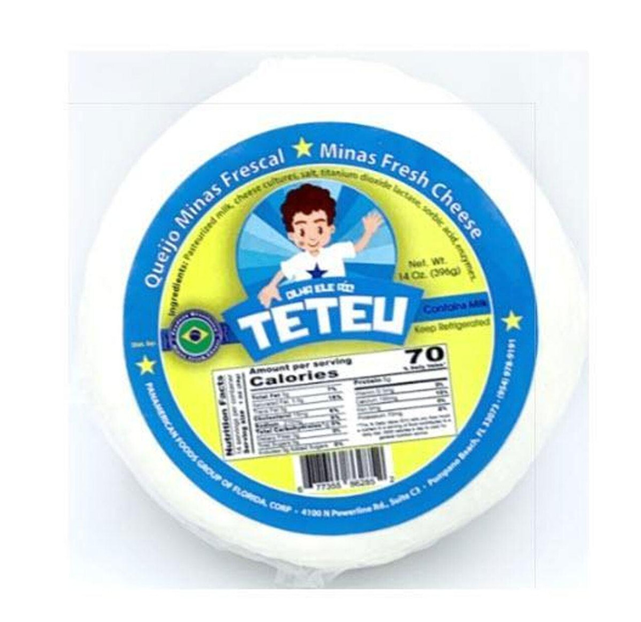 TETEU QUEIJO MINAS FRESCAL PEQUENO 14 OZ