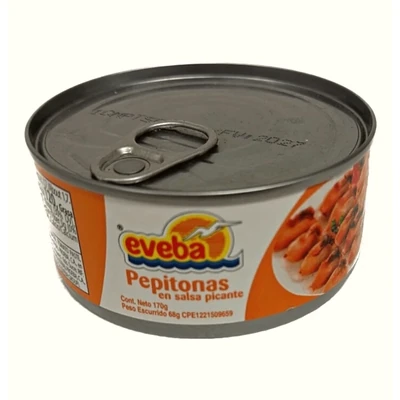 EVEBA PEPITONAS EN SALSA PICANTE 140 GR