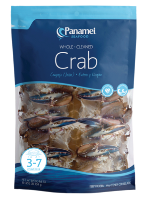 PANAMEI CRAB BLUE GUMBO 3/7 TRAY PACK 1 LB