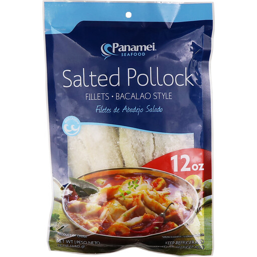 PANAMEI BACALAO SALTED POLLOCK FILLET 12 OZ