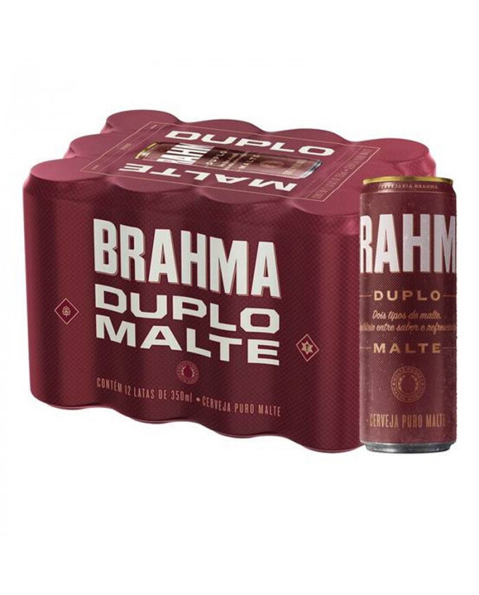 BRAHMA DUPLO MALTE BEER 11.8 OZ 12 PACK CAN